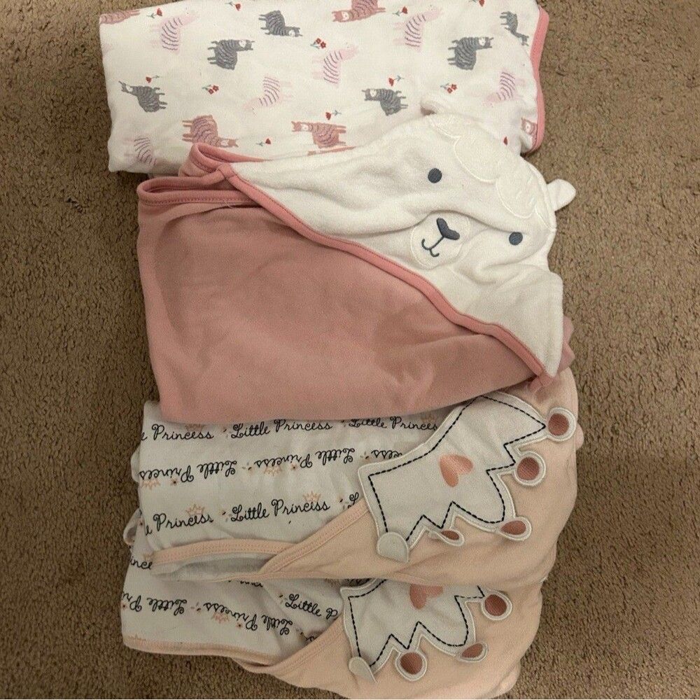 Baby Girl Bath Towels
